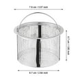 Mesh Kitchen Drain Strainer Stainless Steel Large Food Catcher Fast