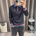 thumbnail image 3 of Camisetas polo para hombre, nuevas sudaderas coreanas de otoño para hombre, ropa social de manga larga de alta calidad, ofertas, talla S, XXL, venta completa, jersey, 3 of 5