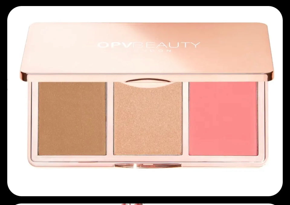 OPV Beauty Glow Perfect Face Palette Shade 4 Multi-tasking Bronzer - Highlighter - Blush