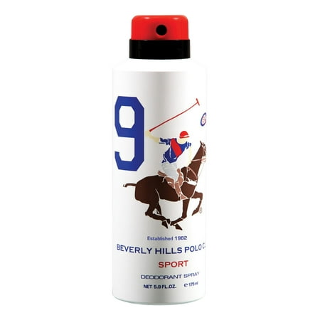 Beverly Hills Polo Club No.9 Deodorant for Men, (Best Way To Remove Deodorant Stains From Clothes)