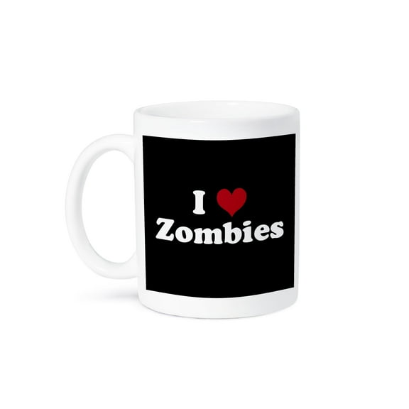 3dRose, I Love Zombies, 11oz Mug