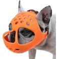 thumbnail image 1 of Dog Muzzle For Short Snout Dogs, Soft Silicone Breathable Bulldog Muzzle For Biting, Chewing, Licking, Ideal For Flat-faced Dogs, 1 of 5