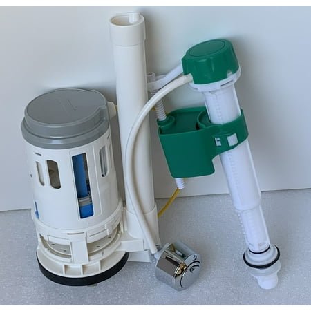 

Eljer Three-Inch Flush Valve with Cable Button and Adjustable Tower Fill Valve for One-Piece Toilet