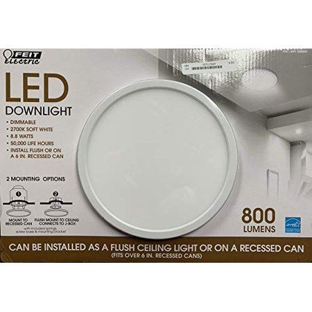 Feit Electric Led Downlight Flush Ceiling Light Or Recessed Walmart Walmart 