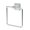 Chrome, variant on Gatco Elevate Bathroom Wall Mount Towel Ring, Chrome