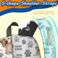 thumbnail image 5 of Golden Retriever and Dog Paw Print 17" School Backpacks for Teens,Waterproof Oxford Fabric,S-Shape Padded Straps for School,Travel,Hiking,Camping, 5 of 6