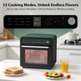 thumbnail image 6 of Kndko 19 Quart Air Fryer, Black, 12 Presets, 1700W, 6 of 9