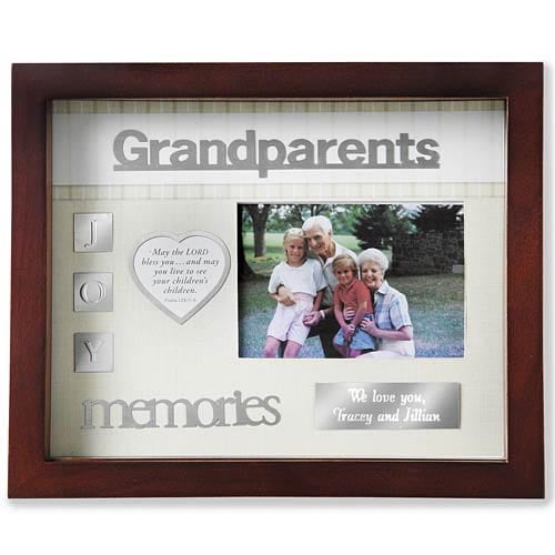 Personalized Grandparents Shadow Box