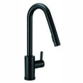 thumbnail image 3 of Danze D457230BS Amalfi Single Handle Pull-Down Kitchen Faucet with Snapback Retraction, Satin Black, 3 of 3
