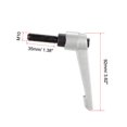 thumbnail image 4 of Uxcell M10 x 35mm Metric Adjustable Clamping Lever Handle with Stud Silver Tone 2 Pack, 4 of 6