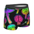 thumbnail image 3 of Kll Bright Mushrooms Men'S Cotton Boxer Briefs Underwear-Large, 3 of 9