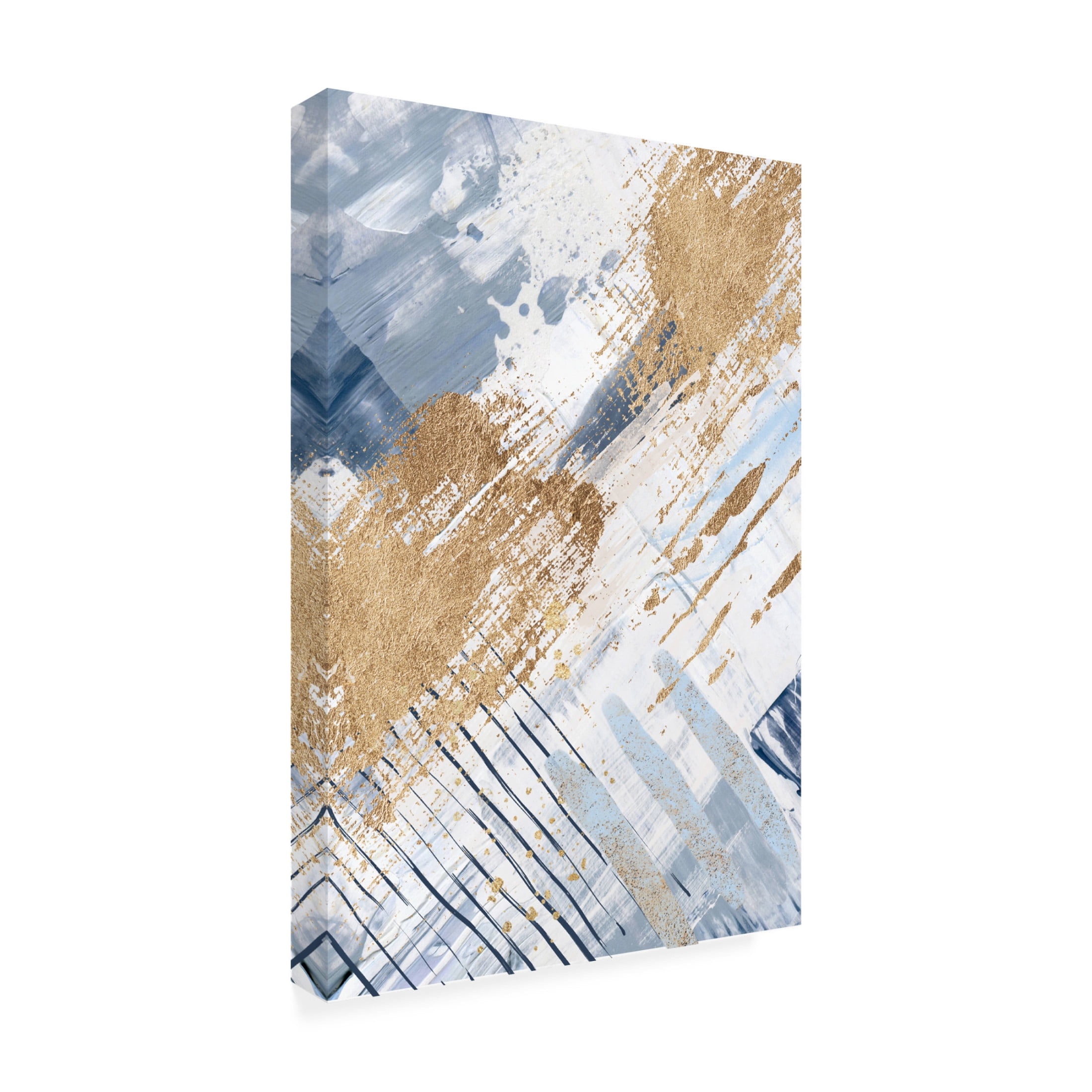 Trademark Fine Art Sally Ann Moss Serenity in Blue 1 Canvas Wall Art