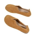 thumbnail image 5 of Women's Wide Width Faux Suede Loafers, Round Toe Slip-On Soft Sole Casual Dress Shoes for All Seasons, Multi-Color, 5 of 10