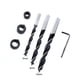 thumbnail image 5 of Perforar 15 piezas DIY bolsillo agujero Jig Kit carpintería tornillo perforador para carpintería, 5 of 6