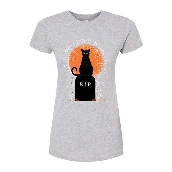Hocus Pocus - Binx Graveyard - Juniors Fitted Graphic T-Shirt