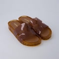 thumbnail image 2 of Cushionaire Palm Slides Jelly Sandals for Women, Shower Shoes for Beach, 2 of 12