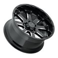 thumbnail image 2 of Black Rhino Sierra 22X10 5X139.7 -12Et 122.4Cb Gloss Black W/ Milled Spokes Wheel, 2 of 3