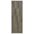 thumbnail image 4 of Pemberly Row 3-Shelf Farmhouse Wood Media Tower in Gray Driftwood, 4 of 12