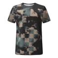 thumbnail image 5 of Xdzjlr T-Shirts Hommes Tenue Quotidienne Coupe Ajustée Col Rond T-Shirt Tendance pour Homme, TTTG, 5 of 5