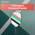 thumbnail image 3 of EastPoint Sports Fiberglass Pickleball Paddle with Honeycomb Core and Protective Edge Guard Lightweight Durable for Intermediate Play 1-Pack, 3 of 5