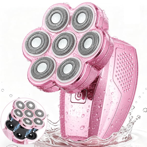 RFWEK Electric Razors for Women, Body Electric Head Shaver and Bikini Trimmer, Rechargeable Shavers for Facial Hair
