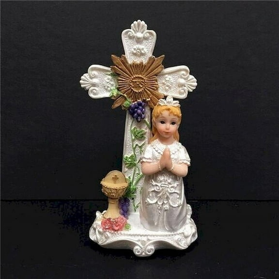 Girl Praying First Communion Figurine