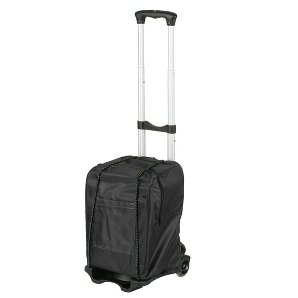 Zootealy Folding Shopping Trolley Luggage Cart 88lbs/40kg Heavy Duty 2-Wheel Solid Construction Utility Cart with Detachable Backpack for Shopping Moving Traveling