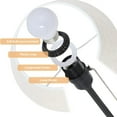 thumbnail image 7 of Set of 2 Table Desk Lamp USB Port Coated Fabric Lamp Sets, Beige, 7 of 7