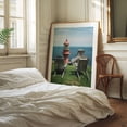 thumbnail image 3 of Sitting at Pointe-à-la-Renommée Lighthouse 02 - Gaspé Québec Canada Photography Lighthouse Ocean Coast Scenic Beach House Summer Rustic Unframed Wall Art Print 20 x 24 inches, 3 of 13