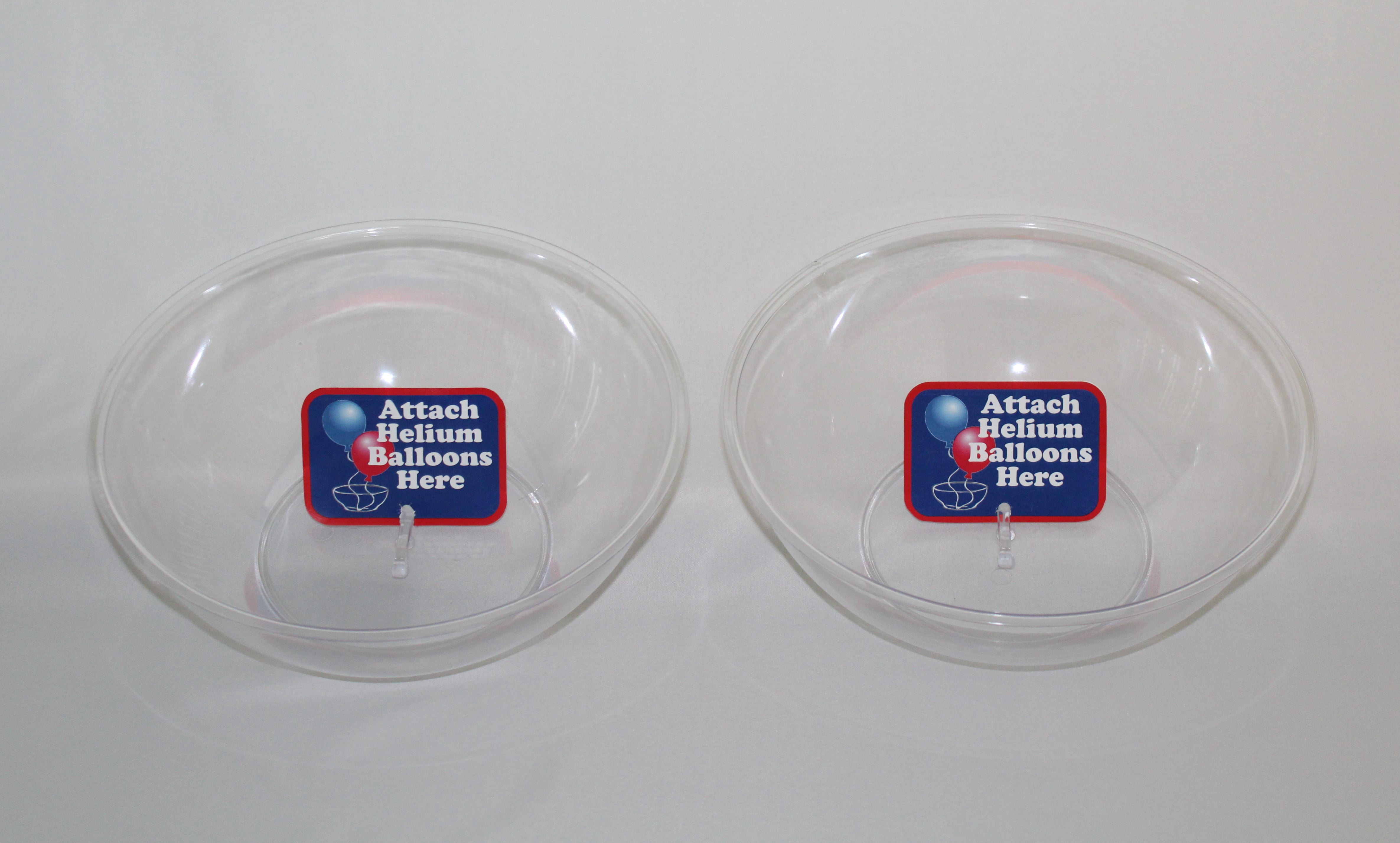 Balloon Bowl™ Balloon Weight for Centerpieces - Party Decoration, 2 Pack 12" Diameter