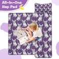 thumbnail image 4 of Purple French Bulldog Toddler Nap Mats for Kids Preschool,Sleeping Mat Bag or Kids,Toddler Sleeping Bag,Toddler Nap Mat or Daycare, 4 of 6