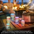 thumbnail image 4 of Yayeee Flameless Candles with Remote Flickering Battery Operated Multi Color Changing, Abstract Boat, 4 of 7
