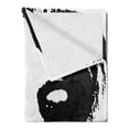 thumbnail image 2 of Woman Soft Flannel Fleece Throw Blanket, Funny Seductive Woman Cool Silhouette with Feminine Style, Cozy Plush for Indoor and Outdoor Use, 50" x 60", Black Vermilion, by Ambesonne, 2 of 5