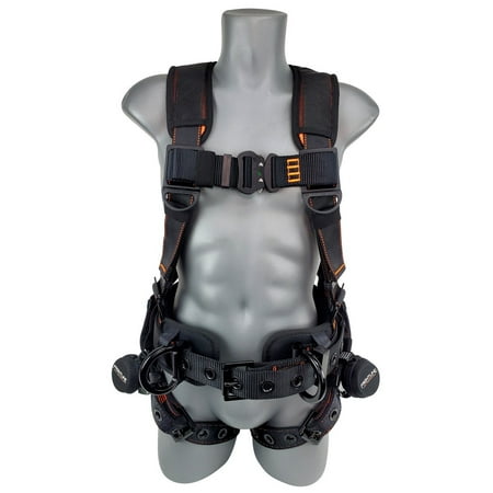 Frontline 110CTB-XL/2X Combat™ Lite Full Body Harness all Aluminum Hardware and Suspension Trauma Straps