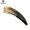 Black19-22, variant on Clearance Now Natural black buffalo horn comb hair comb ox horn fine / wide tooth massage
