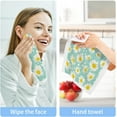 thumbnail image 6 of Coolnut Daisy Wash Cloths 6 Pack - 12 x 12 Inch Super Soft Washcloths for Your Face and Body - 100% Cotton Highly Absorbent Baby Face Towel Washcloth Gift, 6 of 7