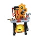 thumbnail image 5 of Banco de herramientas para niños, herramientas eléctricas, taller de juguete, herramienta realista, banco de trabajo para niños, juguete interactivo amarillo con sombrero, 5 of 9