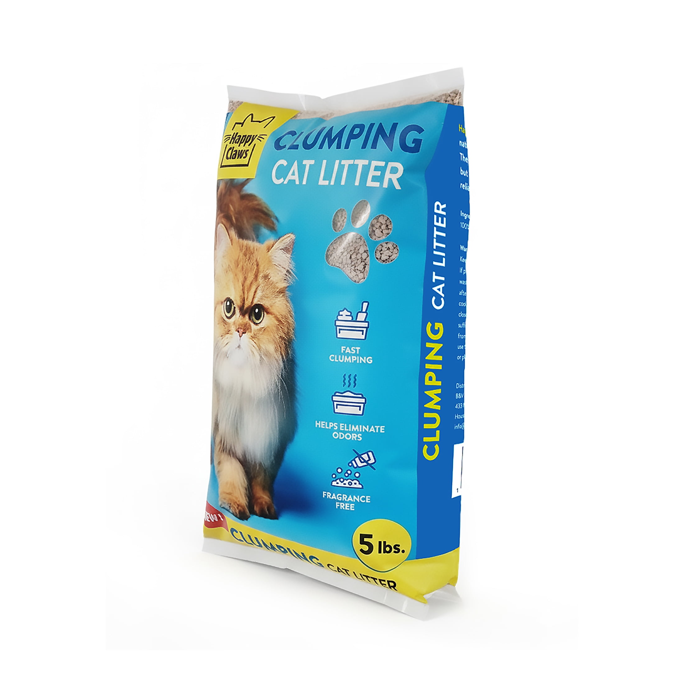 Happy Claws 5lb Natural Clumping Cat Litter