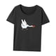 thumbnail image 3 of Camiseta para mujer Tops de verano Camisa de cuello redondo de recuerdo para desplazamientos Regalo de damas L, 3 of 7