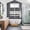 Black, variant on Farmhouse Black Plaid Kitchen Curtains Window Panels, Vintage Country Cock Checkered Insulated Window Treatment Curtain, Grommet Curtains for Bedroom/Living Room/Bathroom, 2 Piece 52"Wx72"L