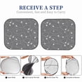 thumbnail image 6 of Haiem Airplane Routes Around The World Windshield Sun Shade: Universal Foldable 2-Piece Car Front Window Sunshade - Blocks Uv Rays, And Reduces Heat,Essential Car Accessory Medium, 6 of 7