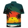 thumbnail image 4 of Wancir Mens Hawaiian Shirt Short Sleeve Button Down Shirt Tropical Summer Beach Shirt, 4 of 5