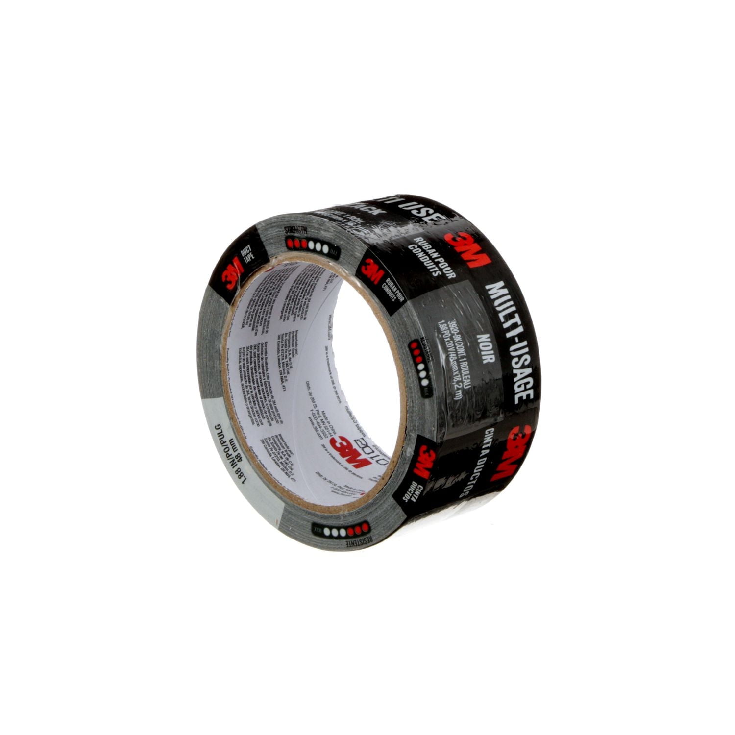 3M™ Duct Tape Black 3920-BK-6C