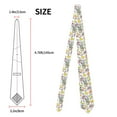 thumbnail image 5 of XMXY Fruit Doodle Plant Sketch Men's Necktie Ties, Formal Bussiness Wedding Party Printed Tie, 5 of 8