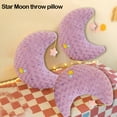 thumbnail image 5 of PATLOLLAV Purple Christmas Moon Stuffed Pillow,Moon Plush Toy Hanging a Star,Christmas Decoration Moon Throw Pillow,Home Decoration Christmas Birthday Gift for Kids Adults,Christmas Clearance, 5 of 5