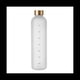 thumbnail image 3 of Botella de Agua de 1 L con Marcador de Tiempo, 32 Onzas, Botella de PláStico Esmerilado una Prueba de Fugas, Reutilizable, Motivacional, Color Blanco, 3 of 10