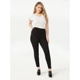 thumbnail image 3 of Time and Tru Women's High Rise Jeggings, 29" Inseam, Sizes XS-XXXL, 3 of 7