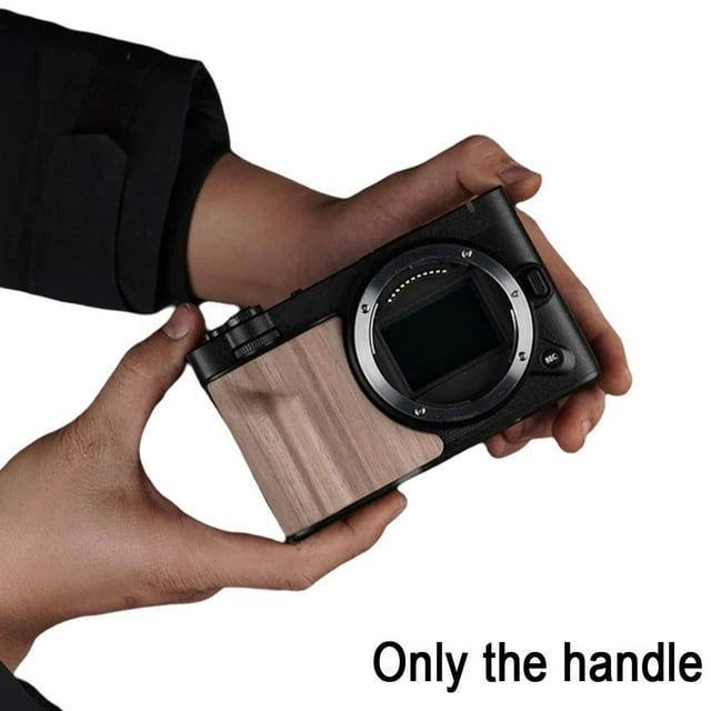 for Nikon ZR SolidWood Grip, Sandalwood Anti Slip Sticker Portable