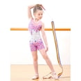 thumbnail image 4 of Gymnastics Leotards for Girls Toddler Unitard Biketard Clothes Cute Kid Dance Outfit 3-7T, 4 of 7