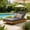 Dark Gray, variant on Harper & Bright Designs Acacia Wood Outdoor Chaise Lounge, Patio Lounge Chairs with 4-Fold Cushion and Headrest, Adjustable Sun Lounge for Poolside Garden, Dark Gray+Teak